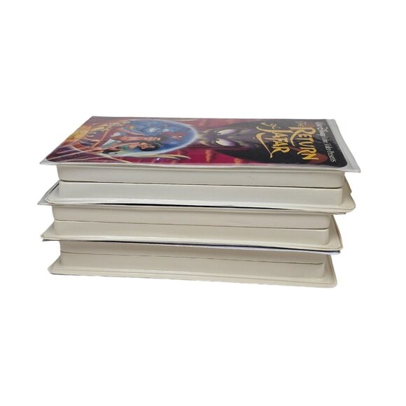 Walt Disney Classics VHS Clamshell Lot Pinocchio Aristocats & Return Of Jafar - Picture 16 of 16